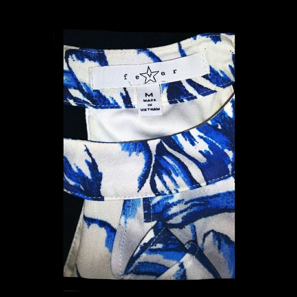 Fever Sleeveless Boho Halter Blouse with Ruffles - Picture 3 of 7